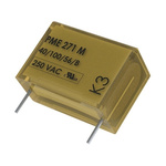 KEMET Paper Capacitor 100nF 275V ac ±20% Tolerance PME271M Through Hole +110°C