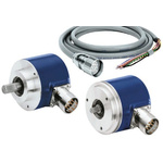 Baumer GI355 Series Optical Incremental Encoder, 200 ppr, HTL/Push Pull Signal, Solid Type, 10mm Shaft