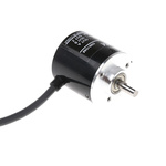 Omron E6B2 Series Incremental Incremental Encoder, 100 ppr, NPN Open Collector Signal, Solid Type, 6mm Shaft