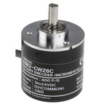 Omron E6B2 Series Incremental Incremental Encoder, 600 ppr, NPN Open Collector Signal, Solid Type, 6mm Shaft