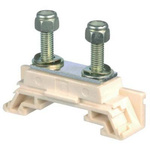 ABB HD Series Beige Din Rail Terminal, 16mm², 1-Level, Stud Connection Termination