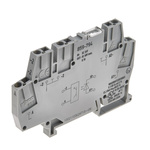 Wago 859 Series Grey Optocoupler Terminal Block, 2.5mm², Clamp Termination