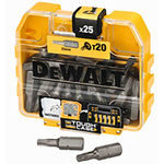 DeWALT Screwdriver Bit 25 (Per Pack) pieces, T20 x 25 mm