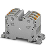 Phoenix Contact PTPOWER Series Grey DIN Rail Terminal Block, 35mm², Screw Termination