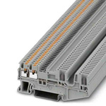 Phoenix Contact PT 1,5 Series Grey Feed Through Terminal Block, 0.14 → 1.5mm²