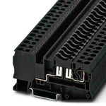 Phoenix Contact ST Series Black Fused DIN Rail Terminal, Single-Level, Fused