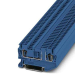 Phoenix Contact ST Series Blue Disconnect Terminal Block, Spring Clamp Termination