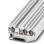 Phoenix Contact ST 4 Series White Feed Through Terminal Block, 0.08 → 6mm², Spring Clamp Termination, ATEX, IECEx