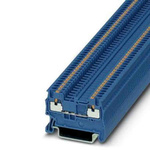 Phoenix Contact PT Series Blue DIN Rail Terminal Block, 1.5mm², Push In Termination, ATEX, IECEx