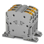 Phoenix Contact PTPOWER Series Grey DIN Rail Terminal Block, 95mm², Screw Termination