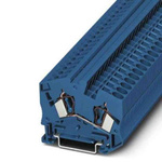 Phoenix Contact STS 6 Series Blue Feed Through Terminal Block, 0.2 → 10mm², Spring Clamp Termination