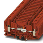 Phoenix Contact UT Series Red Disconnect Terminal Block, Screw Termination
