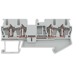 Siemens 8WH Series Grey Non-Fused DIN Rail Terminal, 2.5mm², Spring Clamp Termination
