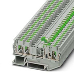 Phoenix Contact PT 2 Series Grey Component Terminal Block, 4mm², Push In Termination