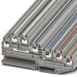 Phoenix Contact PTIO Series Grey Component Terminal Block, 1.5mm², Push In Termination