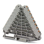 Phoenix Contact PTRV 8 /GY Series Grey DIN Rail Terminal Block, 0.14 → 2.5mm², Push In Termination