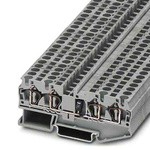 Phoenix Contact ST 4-QUATTRO-DIO 1N Series Grey Component Terminal Block, 0.08 → 6mm², Spring Cage Termination