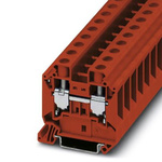 Phoenix Contact UT 16 Series Red Feed Through Terminal Block, 1.5 → 25mm², Screw Termination, ATEX, IECEx
