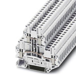 Phoenix Contact UTTB 2 Series White Double Level Terminal Block, 0.14 → 4mm², Screw Termination, ATEX, IECEx