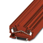 Phoenix Contact STS 4 Series Red Feed Through Terminal Block, 0.08 → 6mm², Spring Cage Termination, ATEX