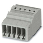 Phoenix Contact 5-May, SC 2 Series Grey Combi Plug, 0.08 → 4mm²