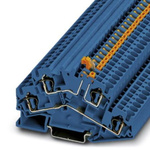 Phoenix Contact STTBS 4-MT BU Series Blue Knife Disconnect Terminal Block, 0.08 → 6mm²