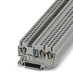 Phoenix Contact ST 2.5-TWIN-R1K 0.6W Series Grey Component Terminal Block, 0.08 → 4mm²