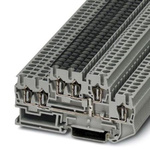 Phoenix Contact STTB 2.5-TWIN-PV Series Grey Double Level Terminal Block, 0.08 → 4mm²