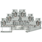 Siemens 8WH Series Grey DIN Rail Terminal Block, Spring Termination