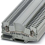 Phoenix Contact STMED 6 Series Grey Feed Through Terminal Block, 10mm², Spring Cage Termination