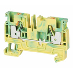 Rockwell Automation 1492-P Series Green/Yellow Feed Through Terminal Block