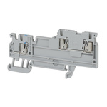 Rockwell Automation 1492-P Series Grey DIN Rail Terminal Block