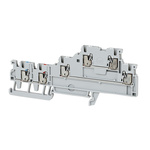 Rockwell Automation 1492-P Series Grey DIN Rail Terminal Block