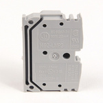 Rockwell Automation 1492 Series Grey DIN Rail Terminal Block, 2.5mm², Spring Clamp Termination