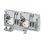 Rockwell Automation 1492-P Series Grey DIN Rail Terminal Block, 10mm², Push In Termination, ATEX