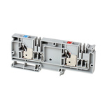 Rockwell Automation 1492-P Series Grey DIN Rail Terminal Block, 10mm², Push In Termination, ATEX