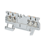 Rockwell Automation 1492-P Series Grey DIN Rail Terminal Block, 1.5mm², Push In Termination, ATEX