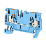 Rockwell Automation 1492-P Series Blue DIN Rail Terminal Block, 2.5mm², Push In Termination, ATEX