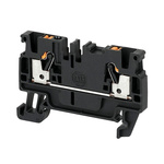Rockwell Automation 1492-P Series Black DIN Rail Terminal Block, 2.5mm², Push In Termination, ATEX