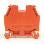 Rockwell Automation 1492-W Series Orange Feed Through Terminal Block, Screw Termination