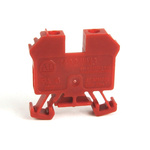 Rockwell Automation 1492-W Series Red Feed Through Terminal Block, Screw Termination