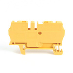 Rockwell Automation 1492 Series Yellow DIN Rail Terminal Block, 2.5mm², Spring Clamp Termination, ATEX, IECEx
