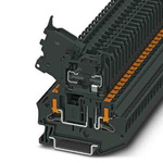 Phoenix Contact PTV Series Black Fused DIN Rail Terminal, 0.2 → 6mm², Single-Level, Push In Termination, Fused,