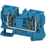 Schneider Electric TRR Series Blue Feed Through Terminal Block, 16mm², Spring Termination, ATEX