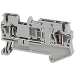 Schneider Electric TRR Series Grey Disconnect Terminal Block, 4mm², Spring Termination