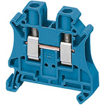 Schneider Electric TRV Series Blue Feed Through Terminal Block, 6mm², Screw Termination, ATEX