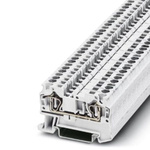 Phoenix Contact ST 4 WH Series White Feed Through Terminal Block, 0.08 → 6mm², ATEX, IECEx