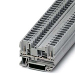Phoenix Contact ST 4 Series Grey Feed Through Terminal Block, 0.08 → 6mm²
