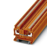 Phoenix Contact PT 2 Series Orange Component Terminal Block, 4mm², Push In Termination, ATEX, IECEx