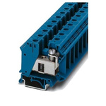 Siemens 8WH1201 Series Blue DIN Rail Terminal Block, Single-Level, Screw Termination